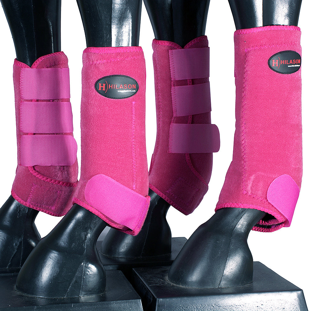 HILASON L M S Horse Front Rear Hind Leg Sport Boots 2 Pack | 4 Jumping