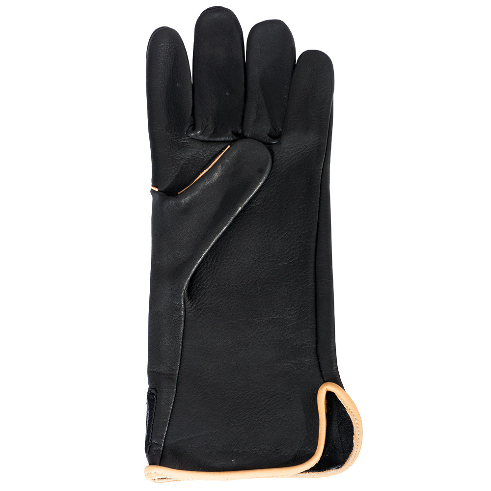 HILASON Bull Riding Gloves Genuine Leather Left-Hand SIZE (6" to 10") | Horse Horseback Women Men
