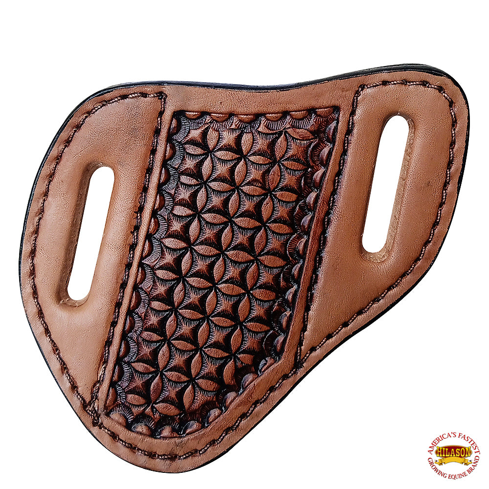 HILASON Western Knife Holder Scabbard Sheath Cover Genuine Leather Large