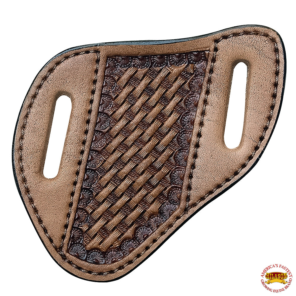 HILASON Western Knife Holder Scabbard Sheath Cover Genuine Leather Large