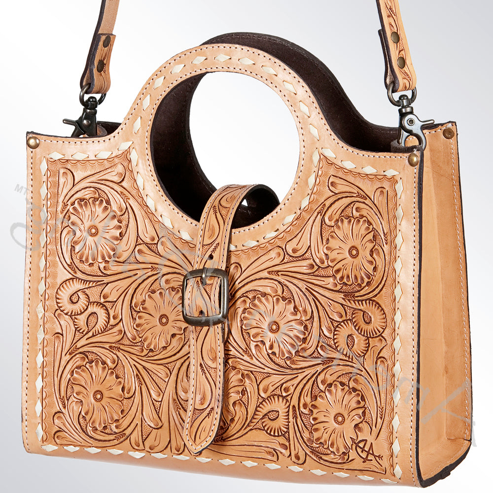 American Darling Tote Hand Tooled Genuine Leather Western Women Bag Handbag Purse | Travel Bags College Casual