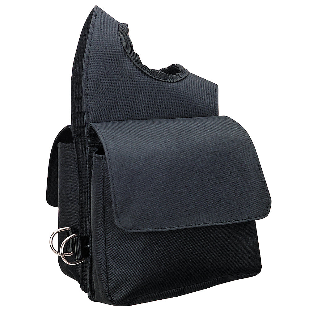 Weaver Nylon Pommel Horse Saddle Bag Western Tack Black