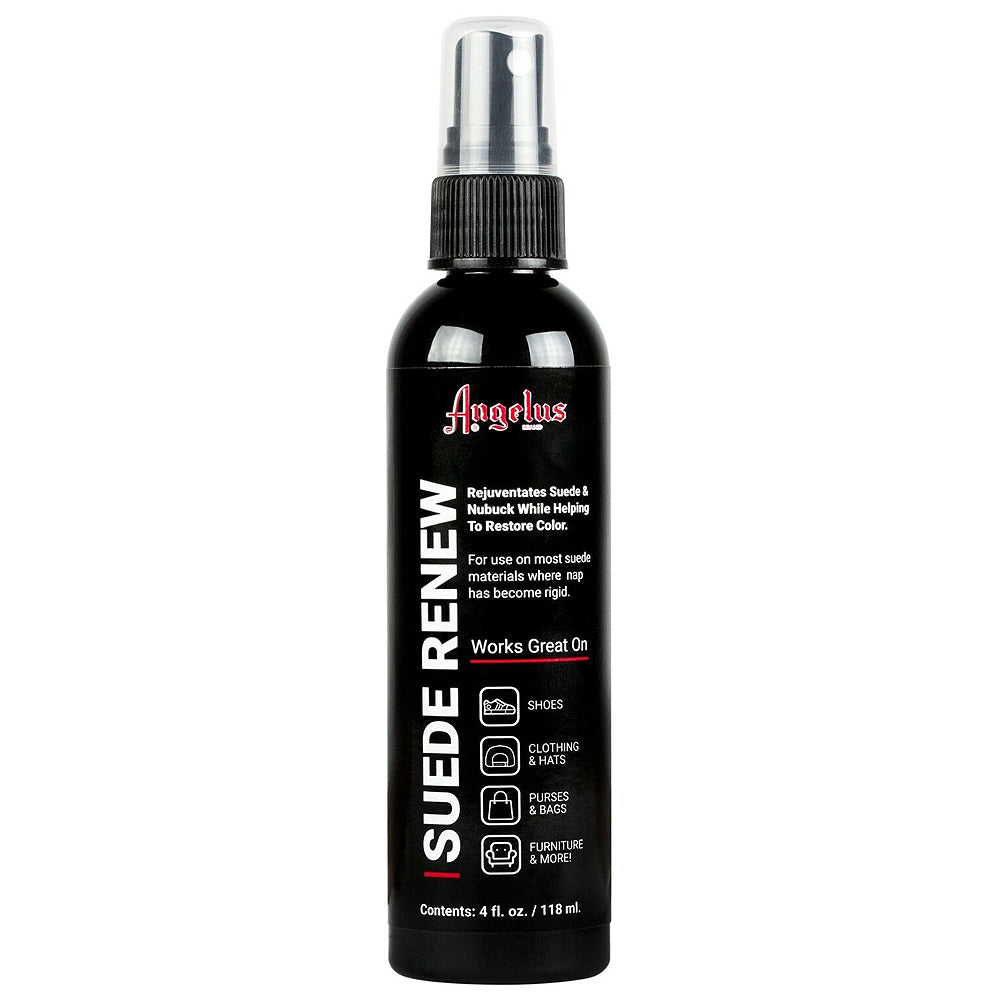 4 Oz Angelus Suede Renew Polish Water & Stain Repellent Pump Spray