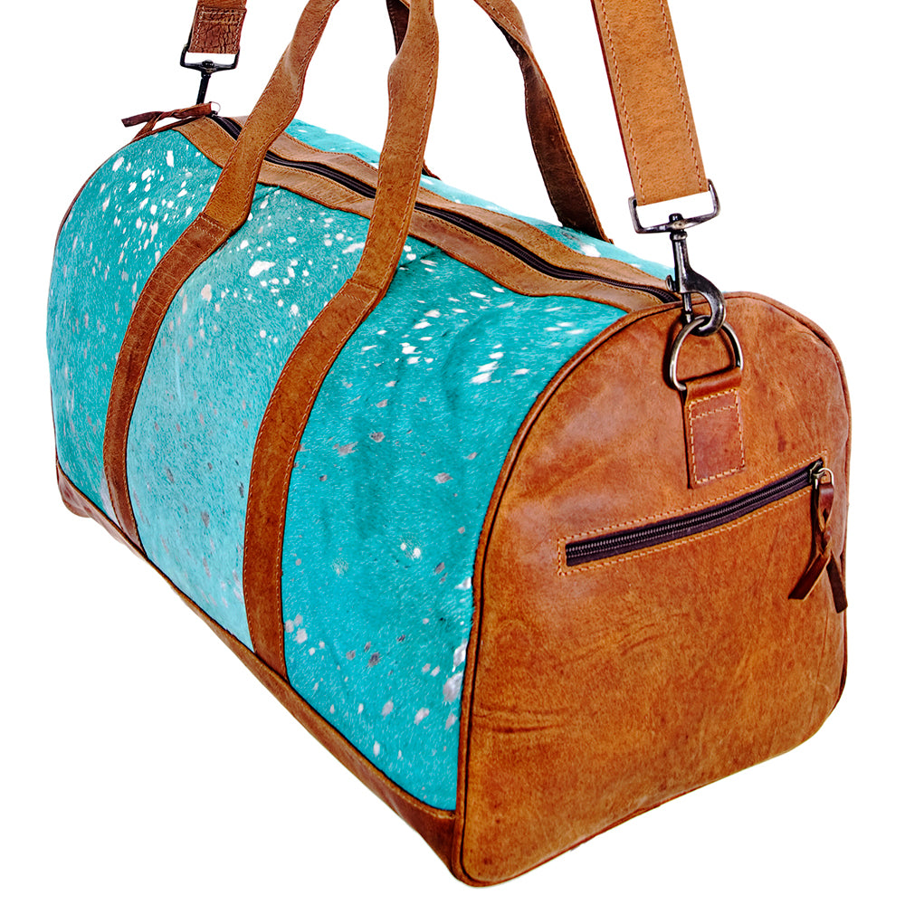 American Darling Women's Duffel Bag Western Hair On Genuine Leather Handbag and Ladies Purse