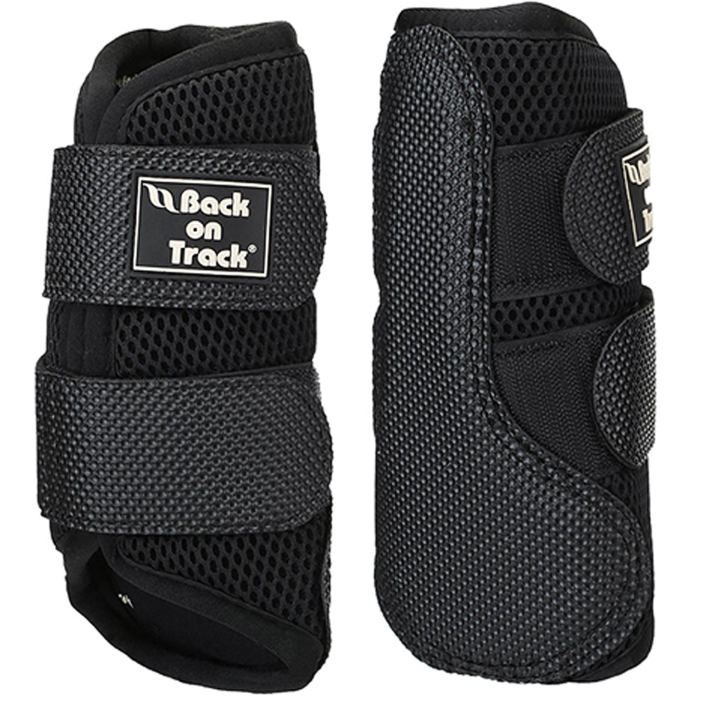 Large Back On Track Splint Boots (Brush Boot) Black