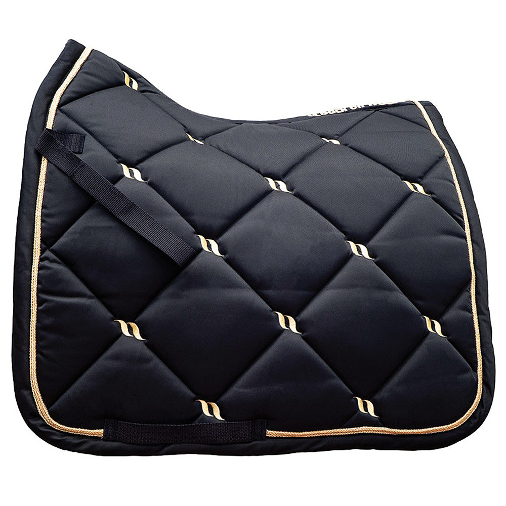Full Back On Track Nights Collection - Saddle Pad Dressage Black
