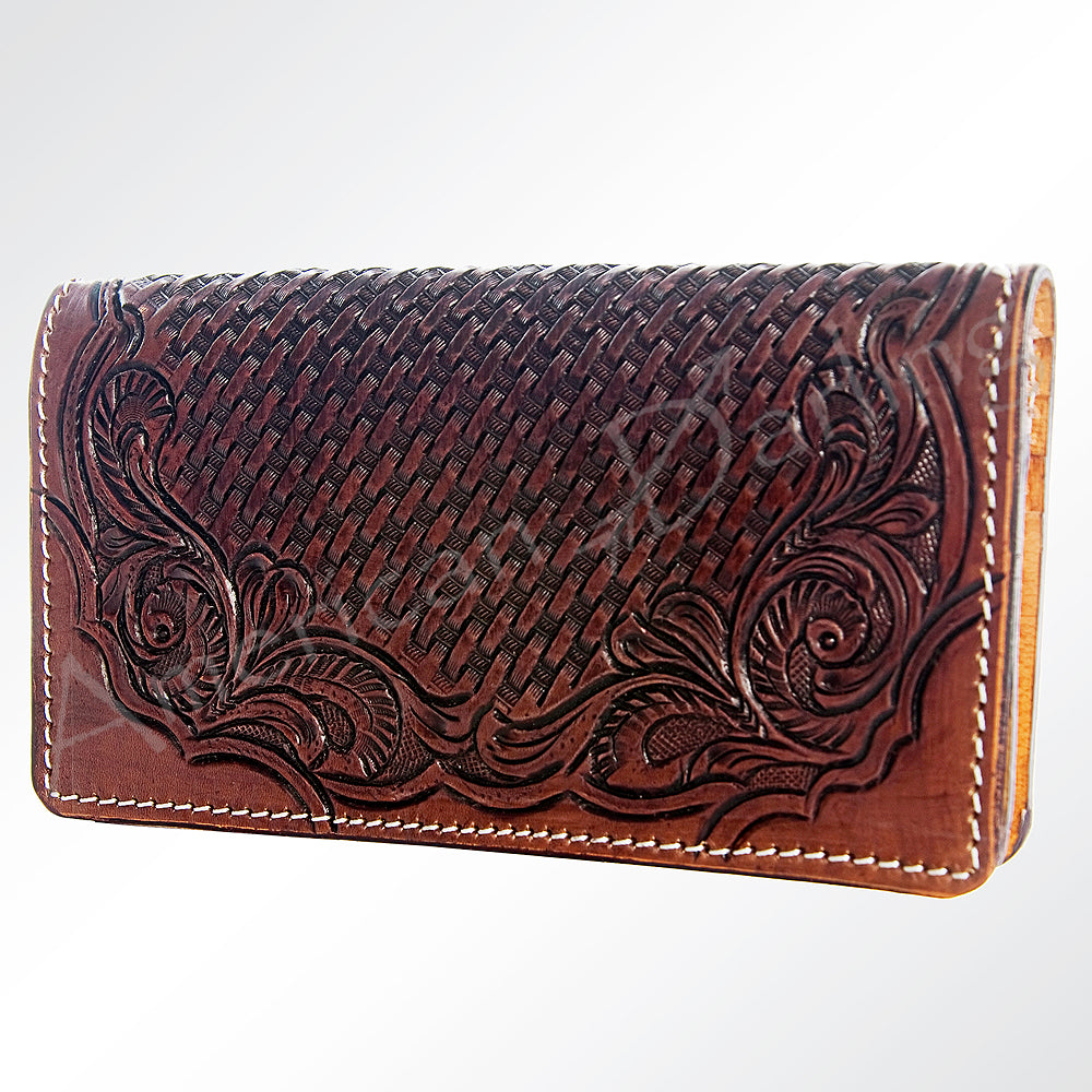 American Darling Wallet Hand Tooled Genuine Leather Western Women Bag | Handbag Purse Wristlet