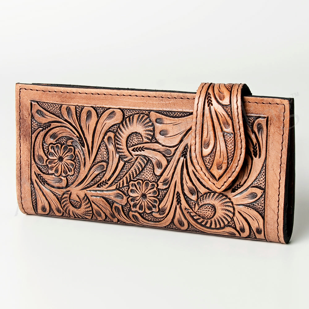 American Darling Wallet Hand Tooled Genuine Leather Western Women Bag | Handbag Purse Wristlet