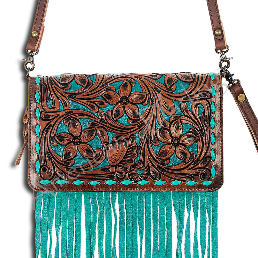 American Darling Organiser Hair On Genuine Leather women bag western handbag purse