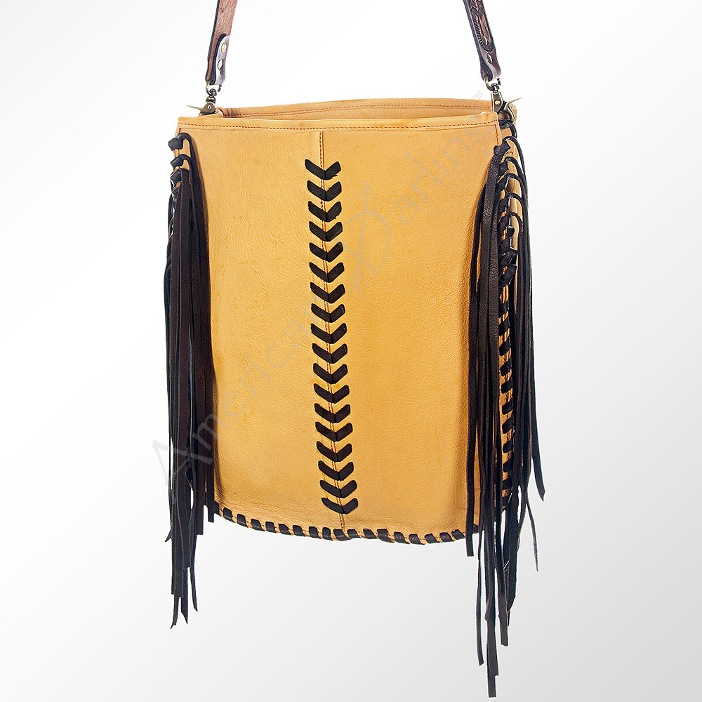 American Darling Large Cross Body Full Grain Genuine Leather Western Women Bag Handbag Purse | Crossbody for Cute