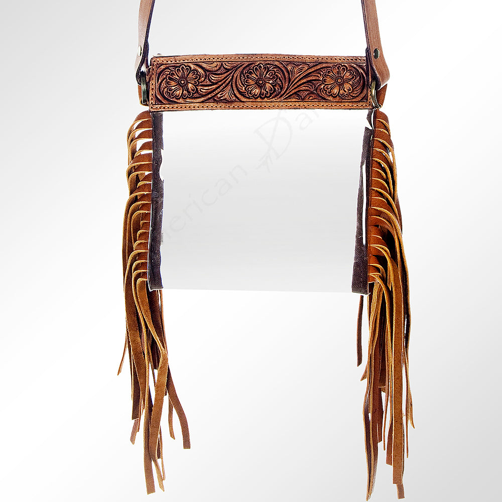 American Darling Clear Bag Hand Tooled Genuine Leather Western Women Handbag Purse | for Cute