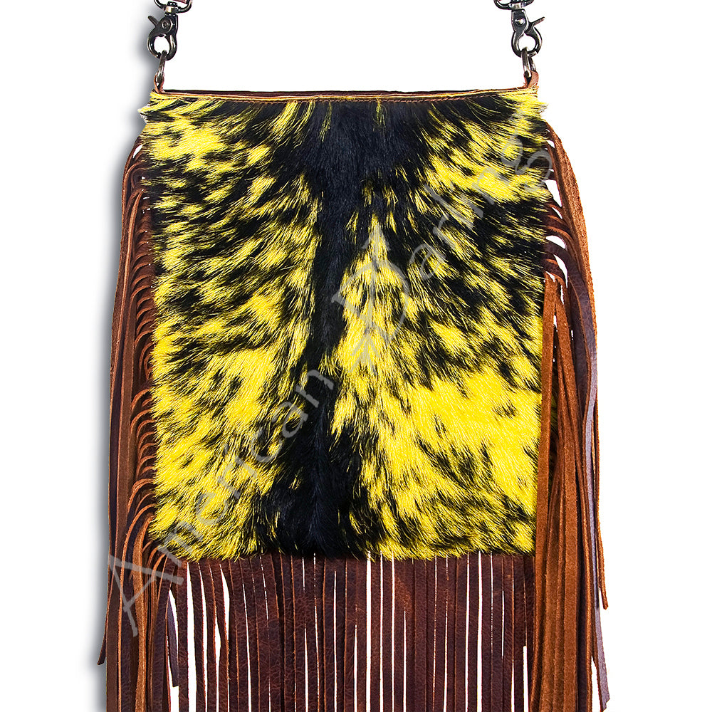 American Darling Cross Body Hand Tooled Hair on-Genuine Leather Western Women Bag Handbag Purse | Crossbody for |Cute