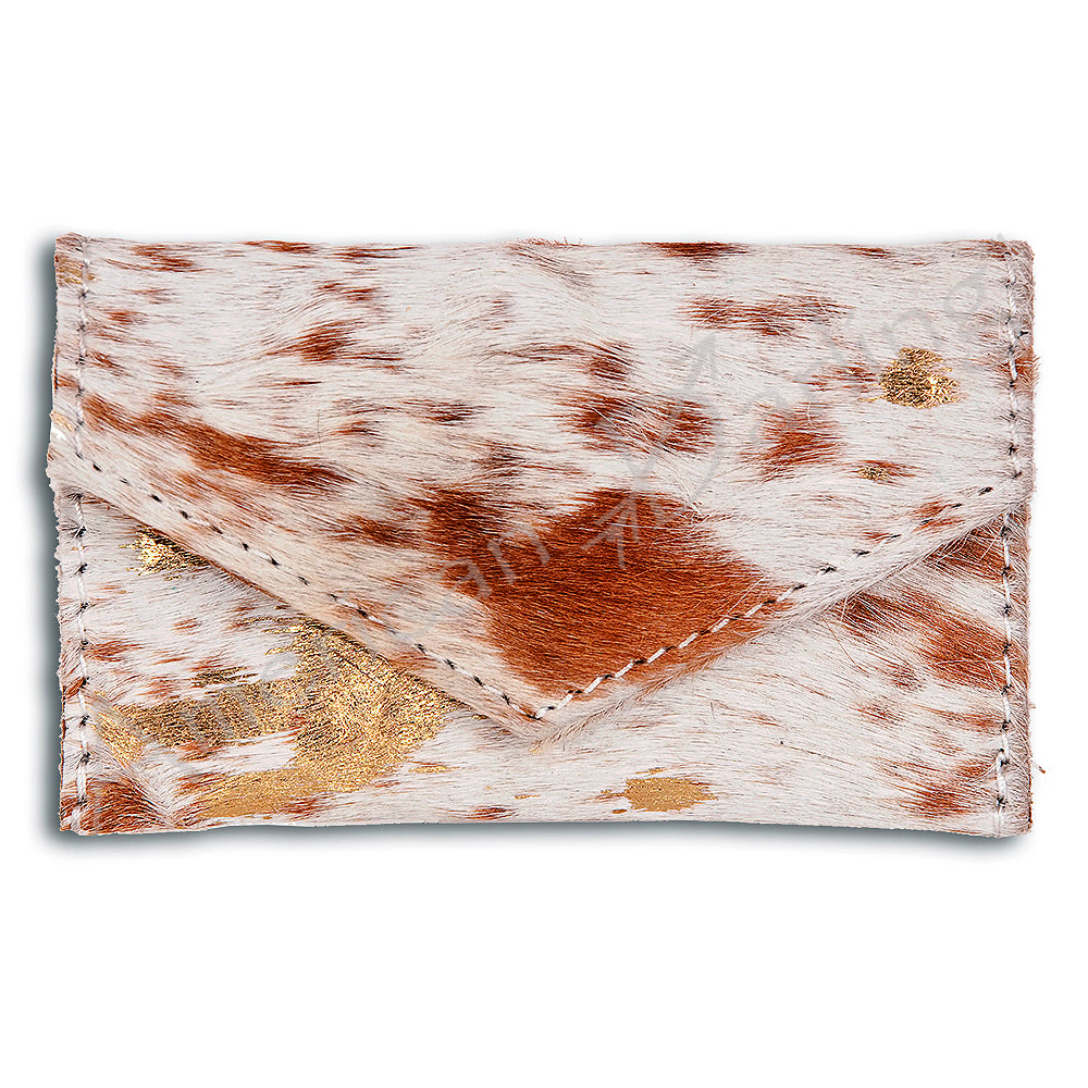 American Darling Coin Purse Hair on Genuine Leather Western Women Bag | Handbag Wristlet Travel Clutch