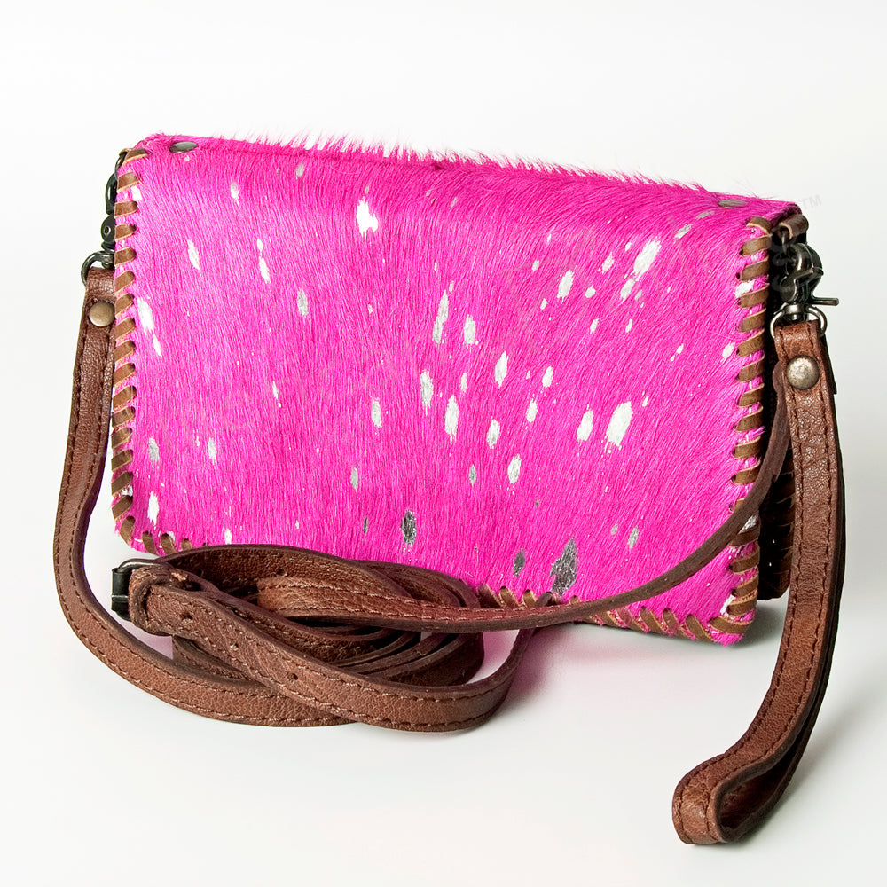 American Darling ORGANISER Upcycled Wool Genuine Leather women bag western handbag purse