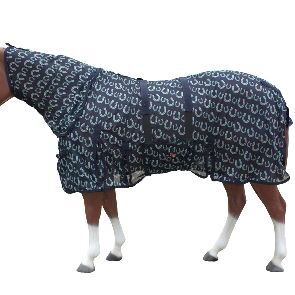 HILASON Horse Fly Sheet - Summer Spring UV Protection Mesh Bug Mosquito FlySheet for Horses | Fly-Sheet