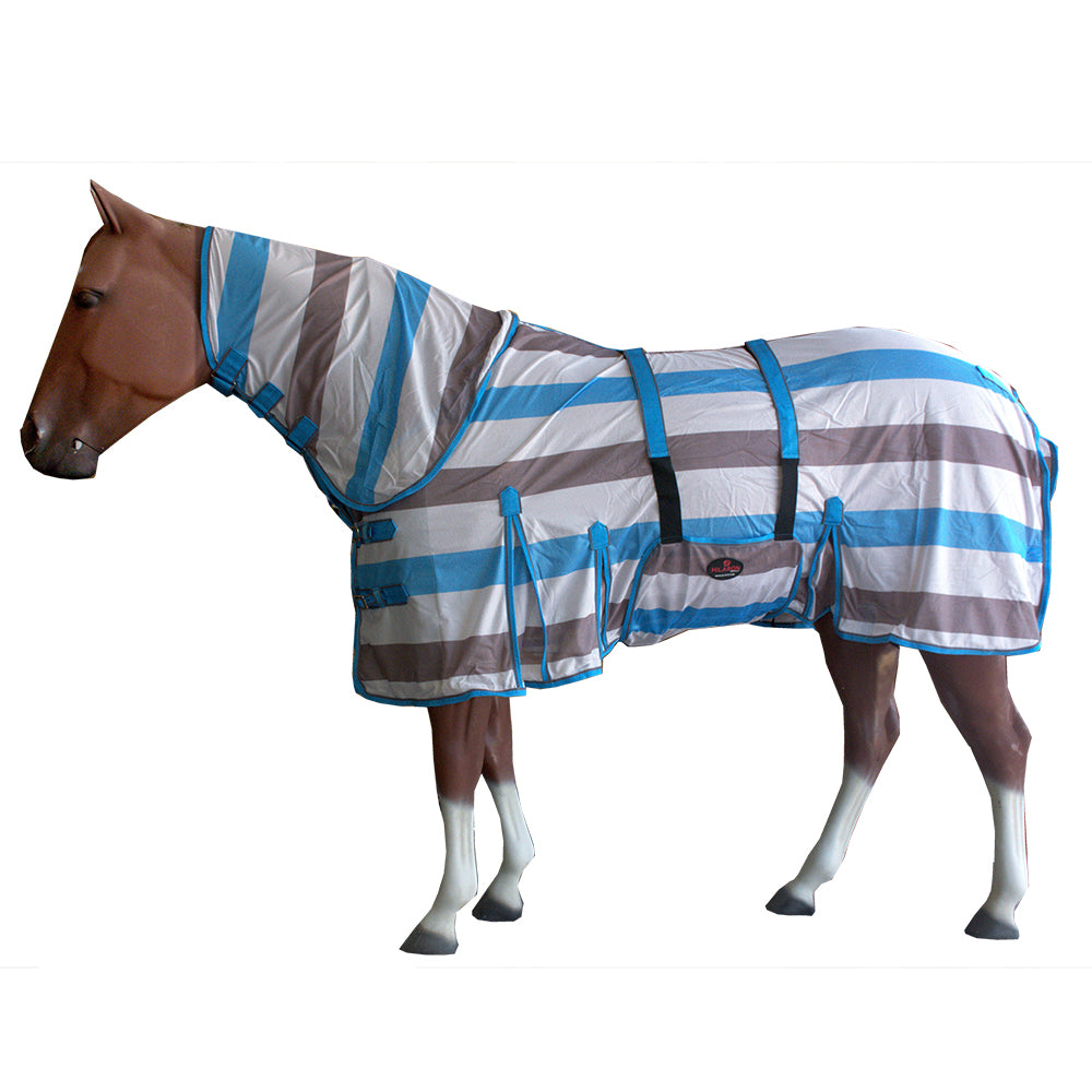 HILASON Horse Fly Sheet - Summer Spring UV Protection Mesh Bug Mosquito FlySheet for Horses | Fly-Sheet