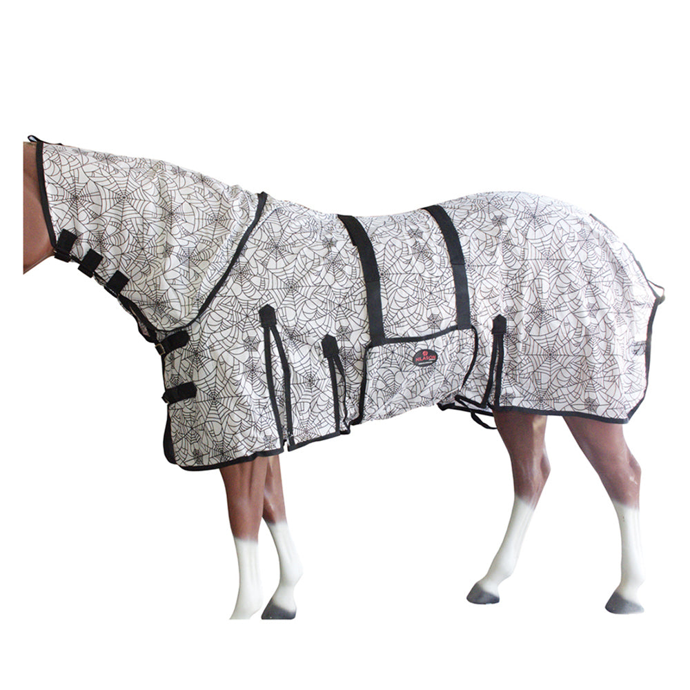 Horse Fly Sheet Uv Protect Mesh Bug Mosquito Summer Spider Print
