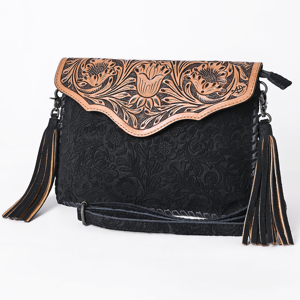 American Darling Envelope Hand Tooled Genuine Leather Women Bag Western Handbag Purse | for Cute