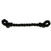 Hilason Slobber Bar Curb Strap Nylon Braid Western Tack Black