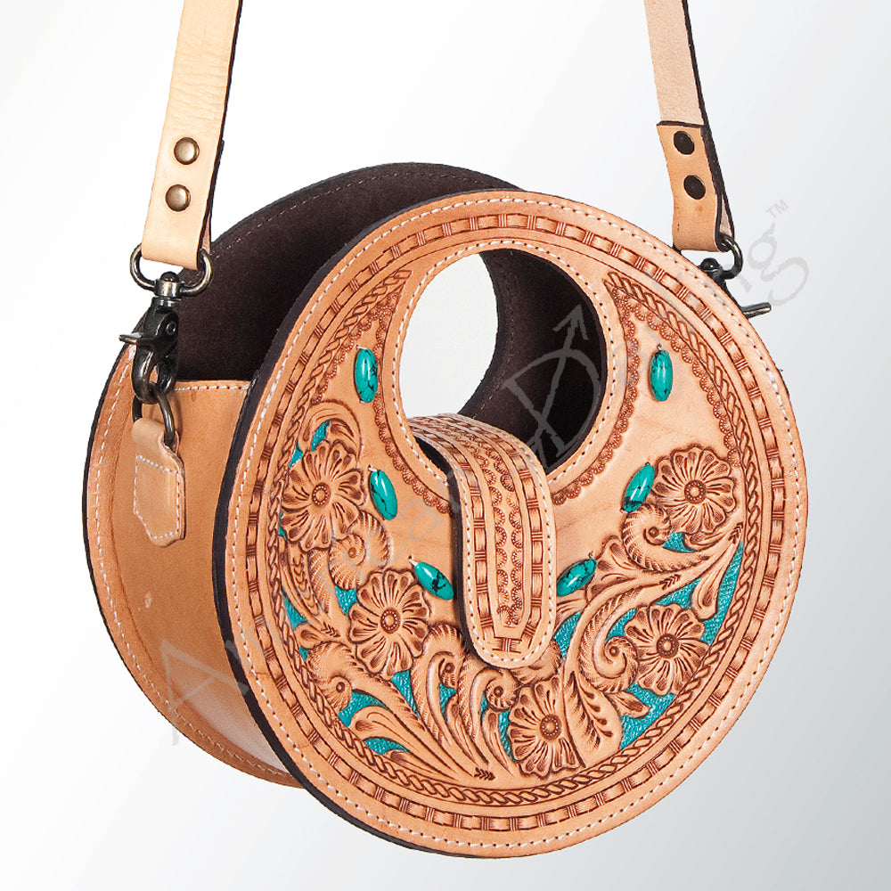 American Darling Clutch Hand Tooled Full Grain Genuine Leather Western Women Bag Handbag Purse |