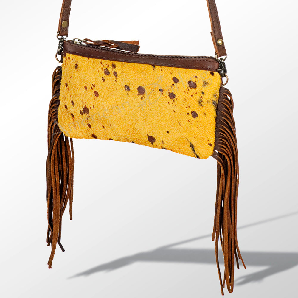 American Darling Small Crossbody Hair On Genuine Leather Western Women Bag Handbag Purse | for Cute