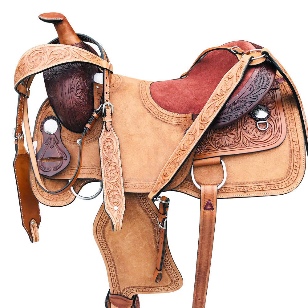 Western Horse Saddle Trail Pleasure Roper Ranch Leather Tack