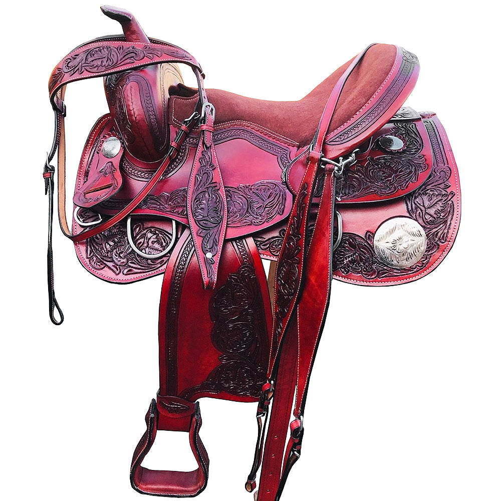 Western Horse Saddle Trail Pleasure Roper Ranch Leather