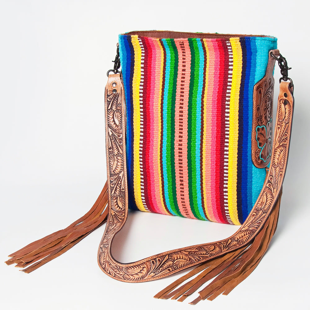 American Darling Large Crossbody Saddle Blanket Genuine Leather Western Women Bag Handbag Purse | Cute