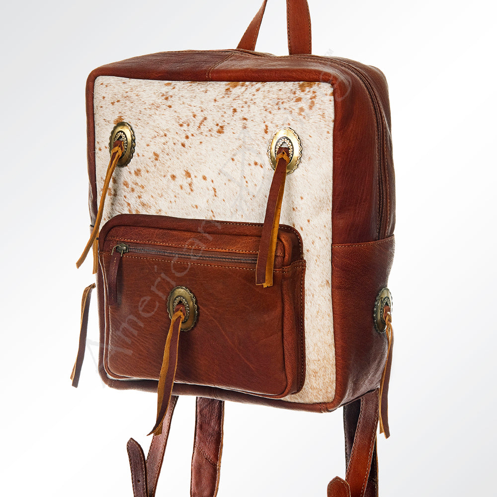 American Darling Backpack Hair on Genuine Leather Western Women Bag | Handbag Duffle Weekend Travel Bags