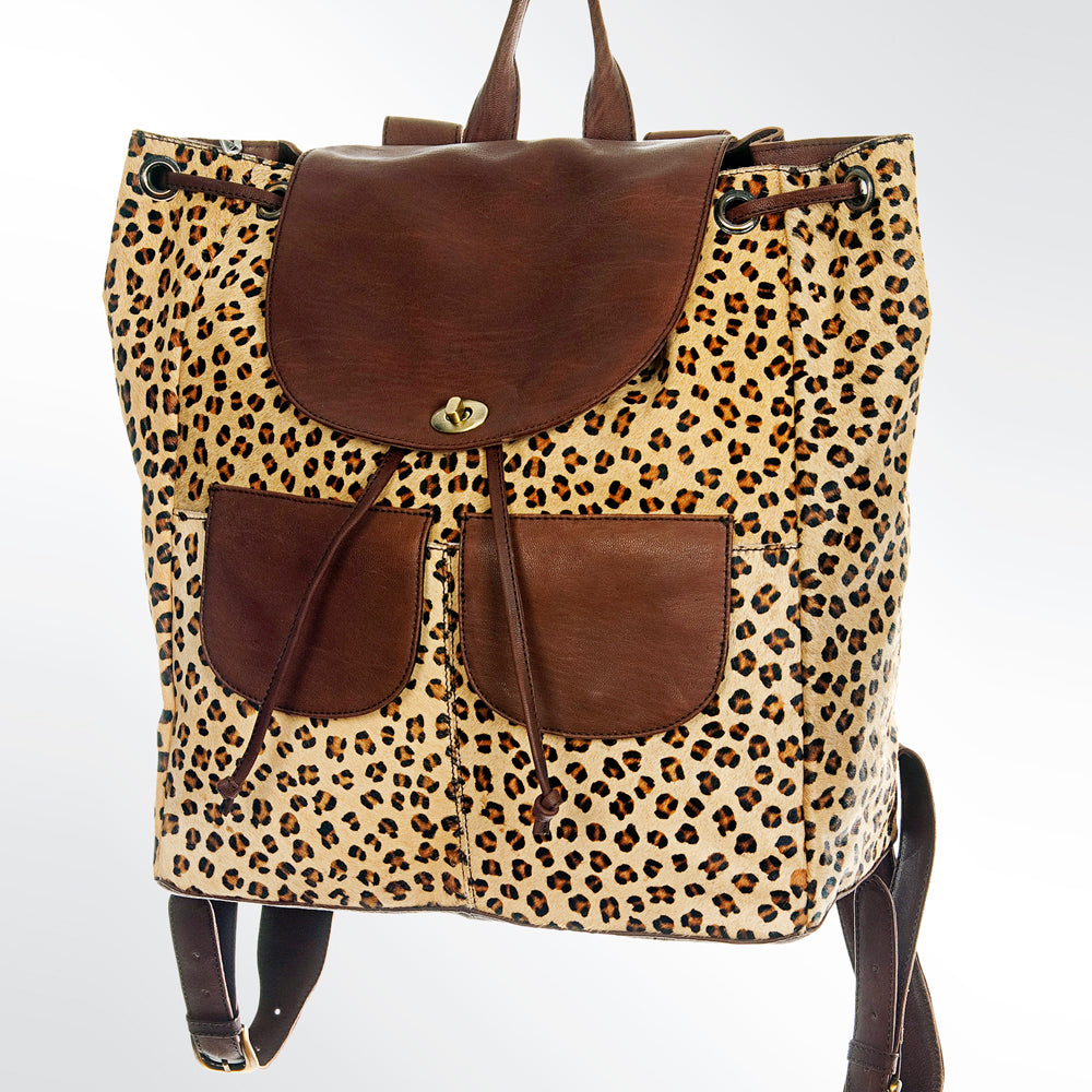 American Darling Backpack Hair on Genuine Leather Western Women Bag | for Laptop School Purse Travel