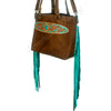 Ameran Darling Women's Crossbody Bag Western Hand Tooled Genuine Leather Handbag and Ladies Purse
