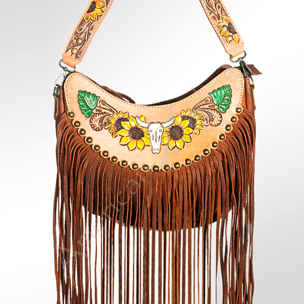 American Darling Messenger Hand Tooled Genuine Leather Western Women Bag Handbag Purse | Travel Bags College Casual