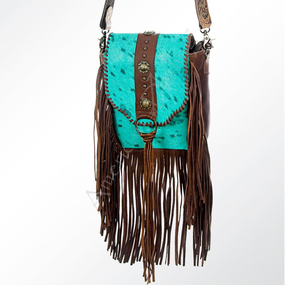 American Darling Cross Body Hair On Genuine Leather Western Women Bag Handbag Purse | Tote Travel Bags College Casual