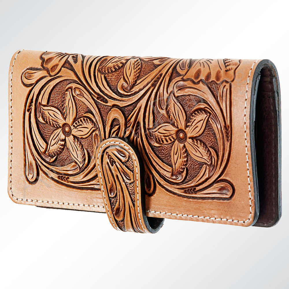 American Darling Wallet Hand Tooled Genuine Leather Western Women Bag Handbag Purse | for Cute