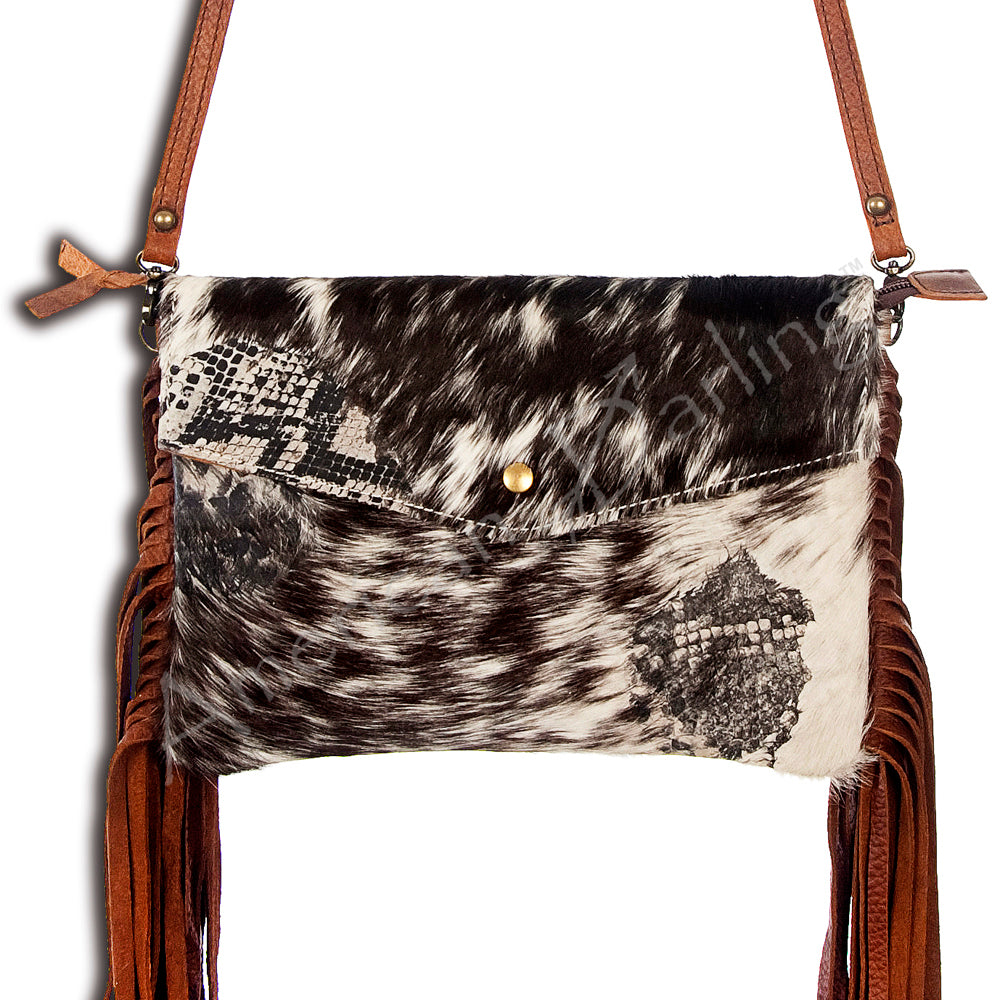 American Darling Crossbody Hair-On Genuine Leather Western Women Bag Handbag Purse | Travel Bags College Casual