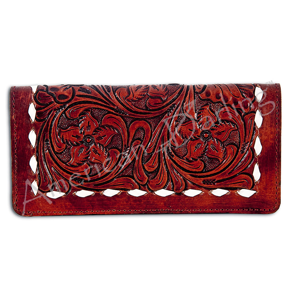 American Darling Wallet Hand Tooled Genuine Leather Western Women Bag | Handbag Purse Wristlet
