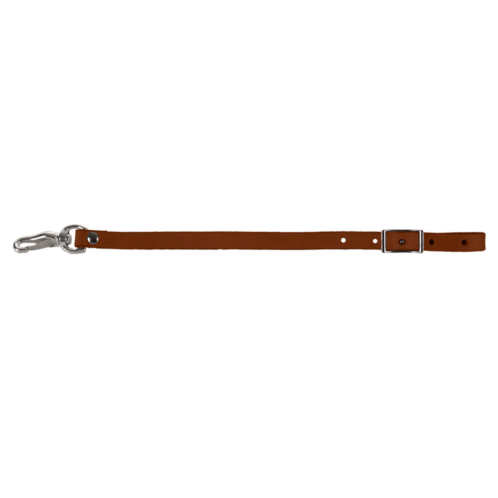 Hilason Western Horse Genuine Leather Strap Cinch Connector W/ Snap
