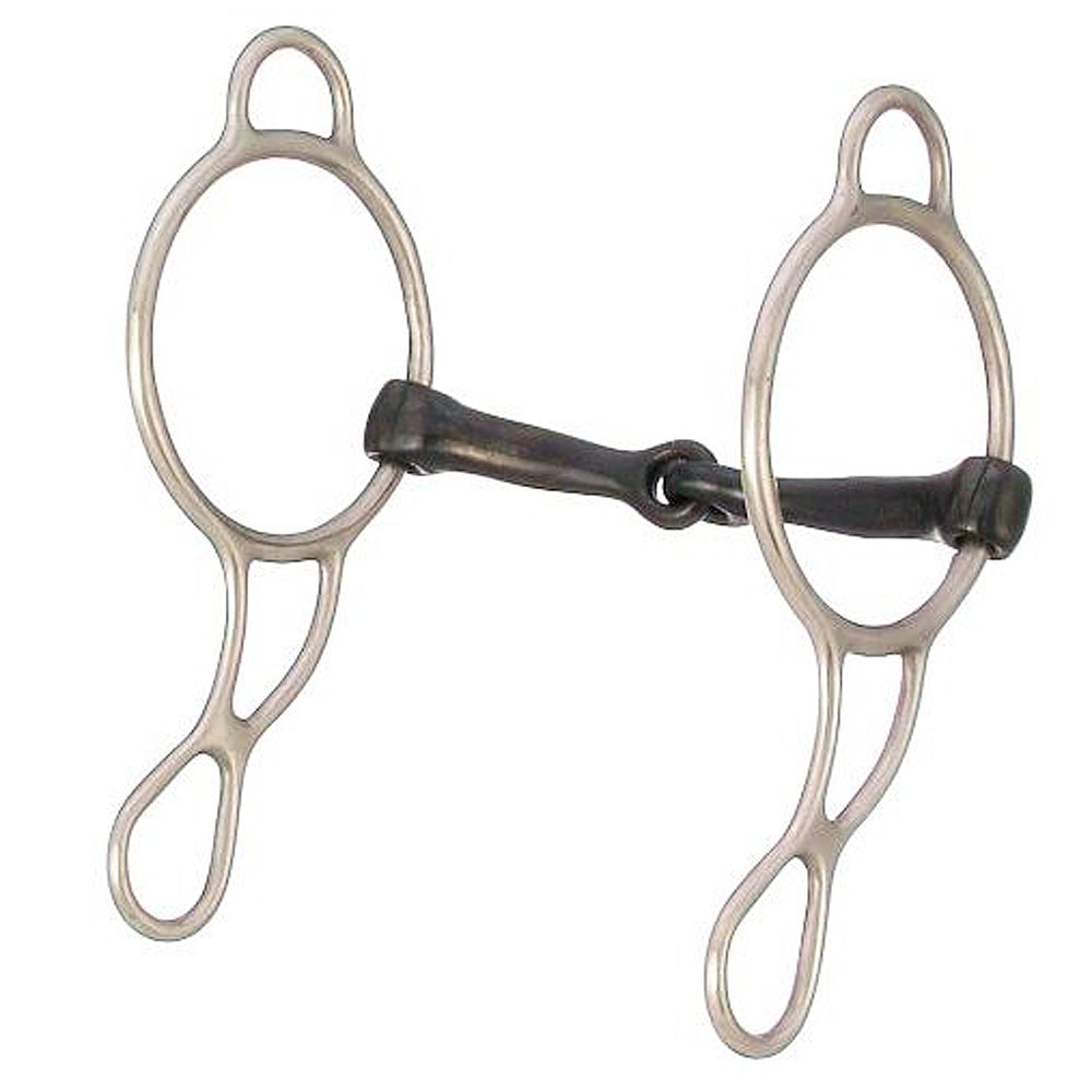 5 In Kelly Silver Star Wonder Horse Bit Sweet Iron Mouth Stainless Steel