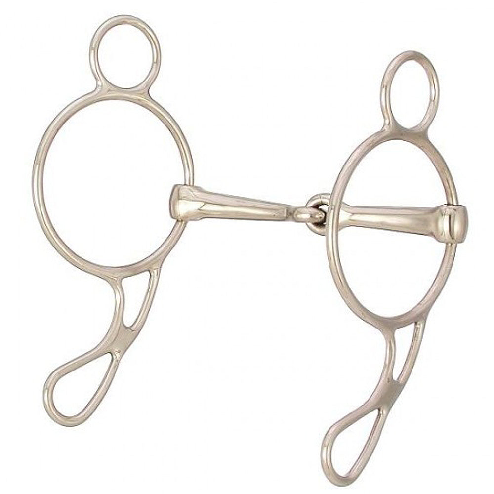 4 1/2 In Mouth Kelly Silver Star Wonder Horse Bit Stainless Steel