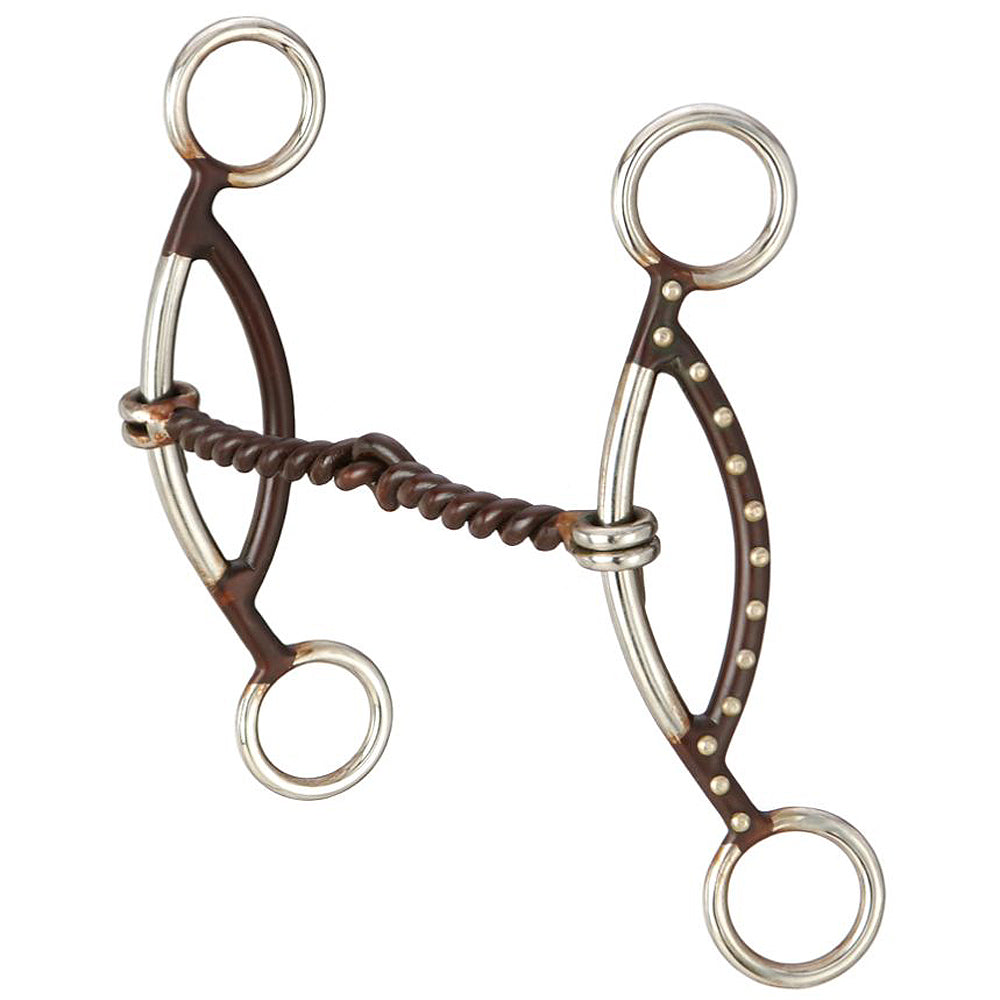 Tough 1 Kelly Silver Star H Gag Twist Horse Snaffle Bit