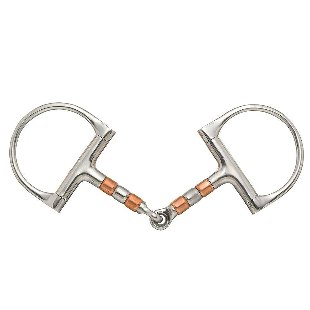 5 In Mouth Tough 1 Kelly Silver Star Racing Dee Bit W/ Copper Rollers