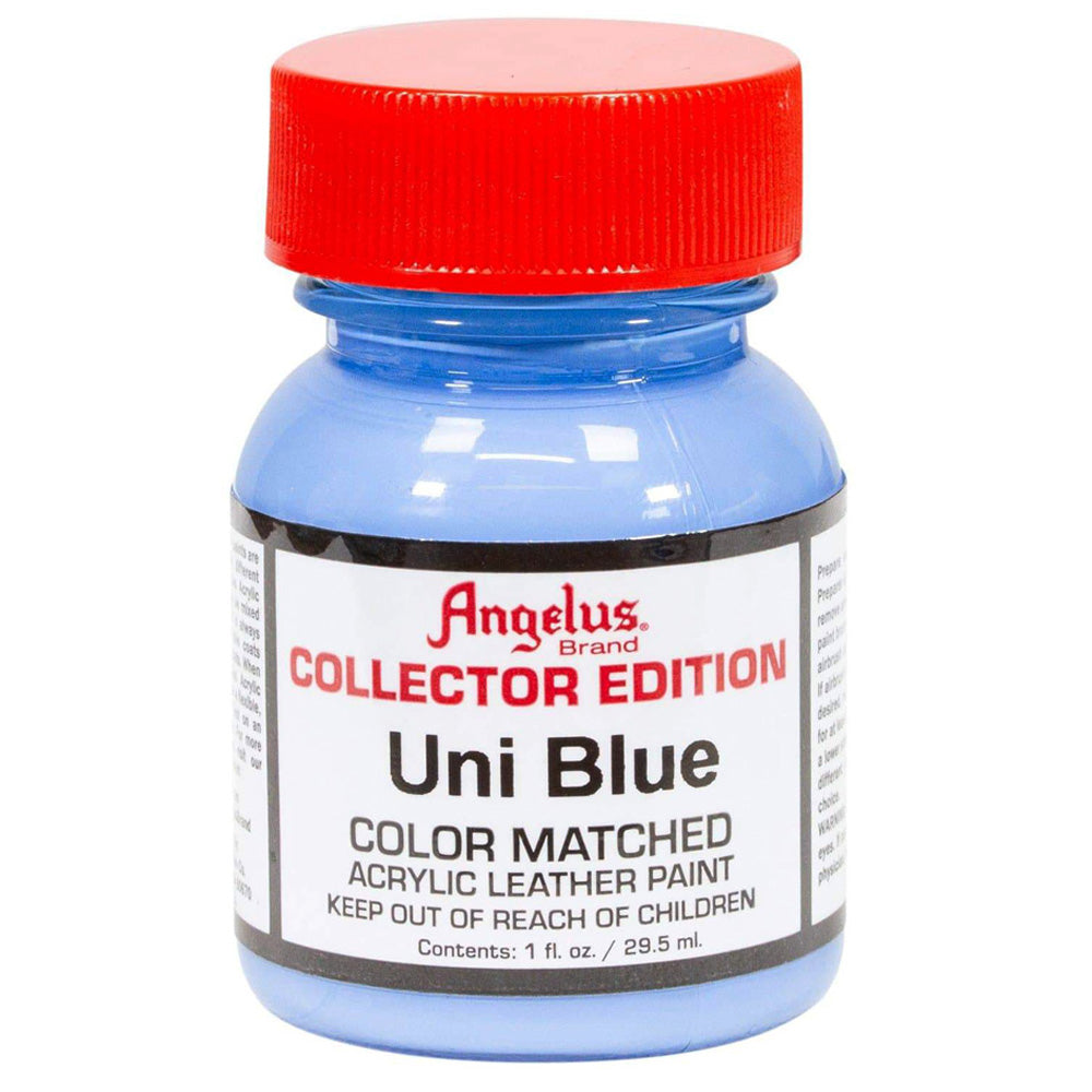 1 Oz Angelus Collector Edition Shattered Leather Paint Blue