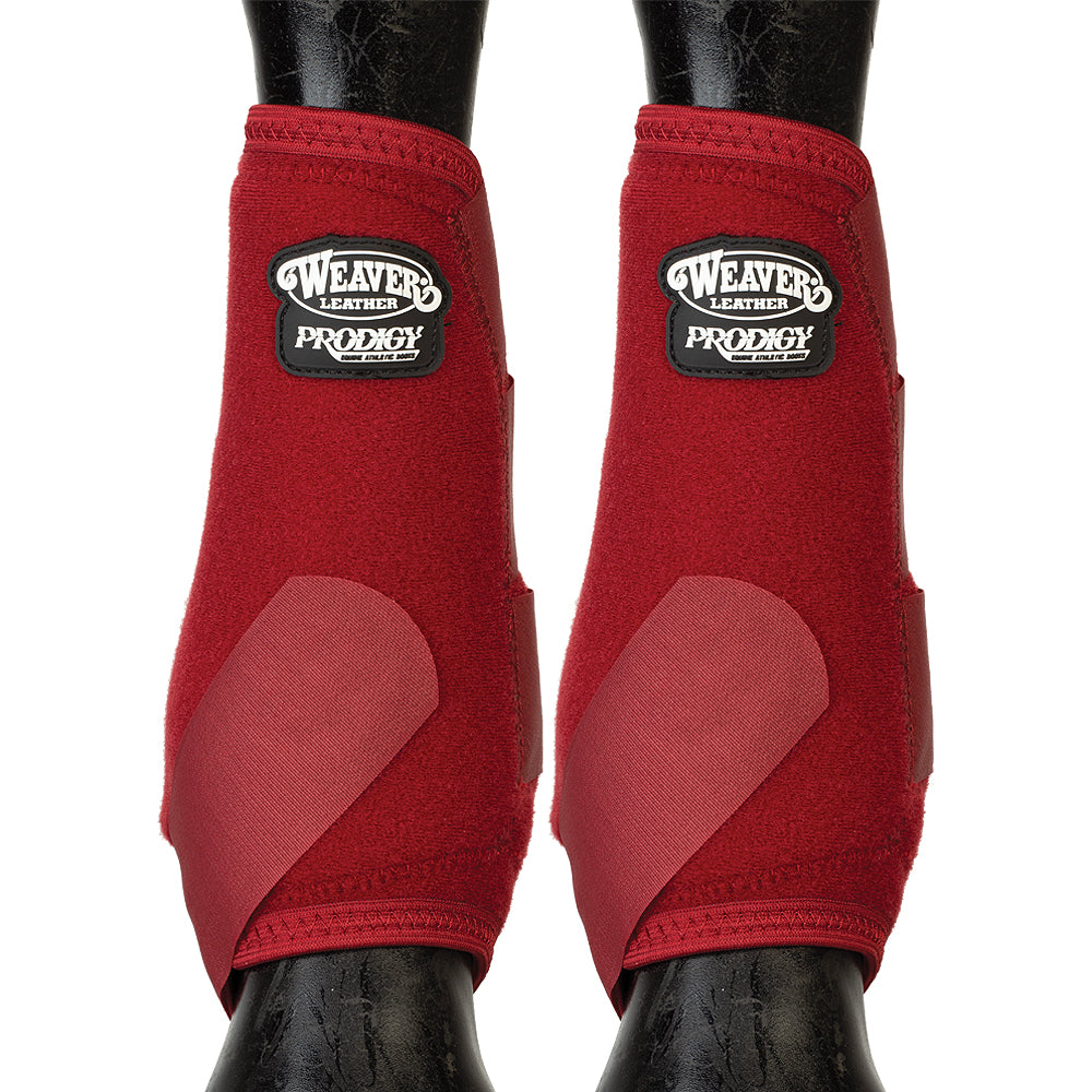 Weaver Horse Front Boots Prodigy Athletic 2 Pack Burgundy