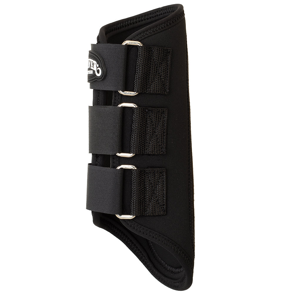 Weaver Horse Splint Boots Pair Neoprene Suede Padding Black