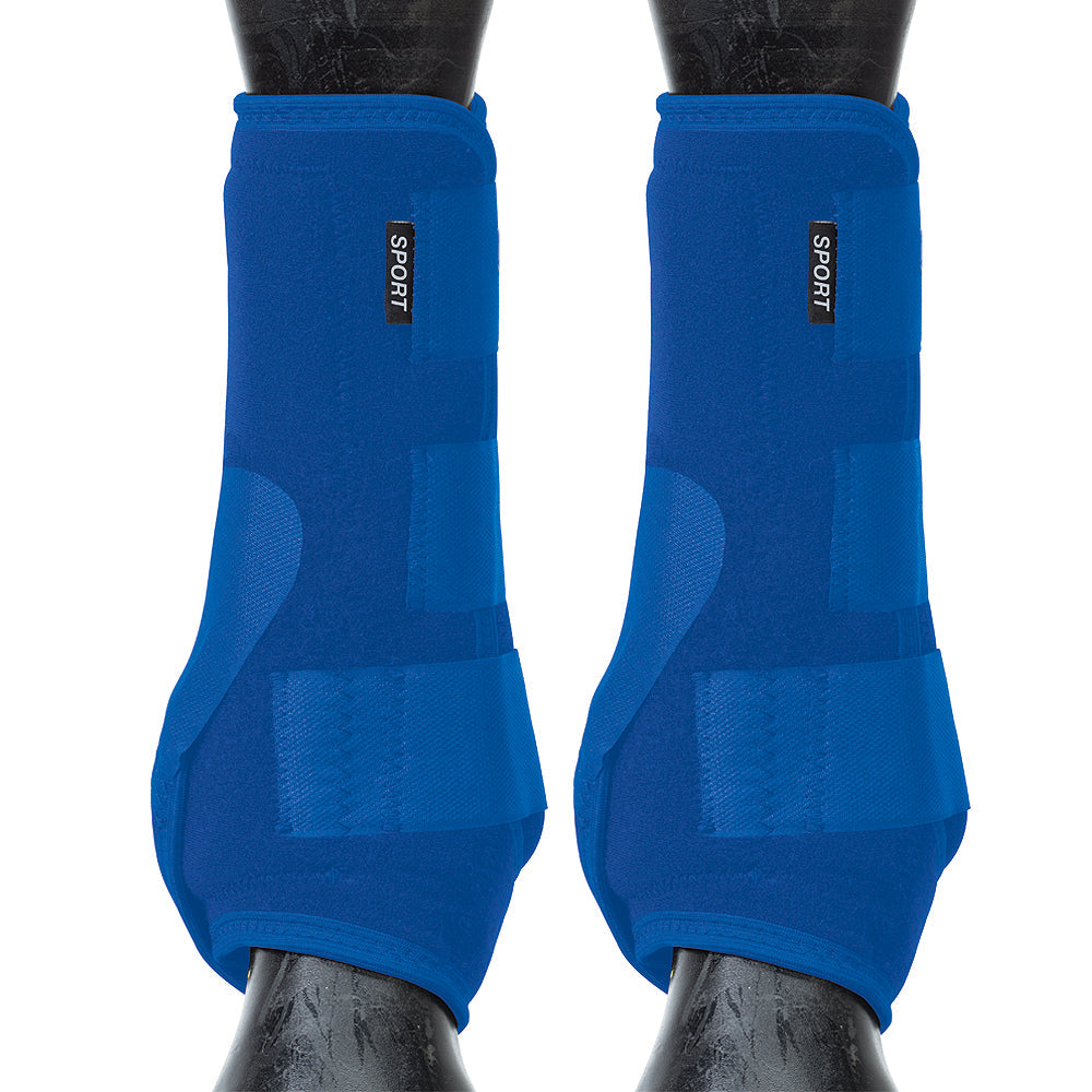 Weaver Horse Front Boots Synergy Sport Athletics Blue