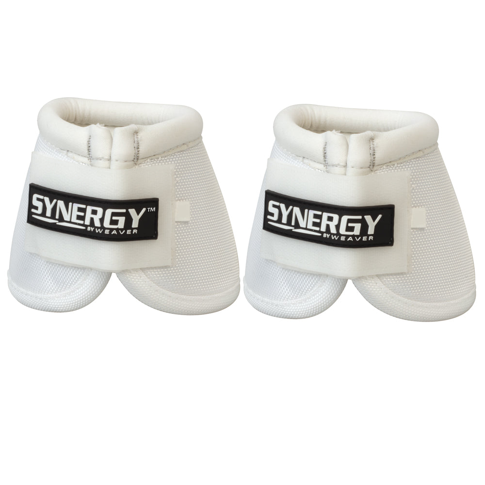 Weaver Horse Bell Boots Synergy Sport 2520D Ballistic White