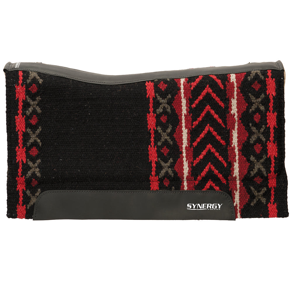33 In X 38 Weaver Horse Saddle Pad Synergy Contoured Performance Black
