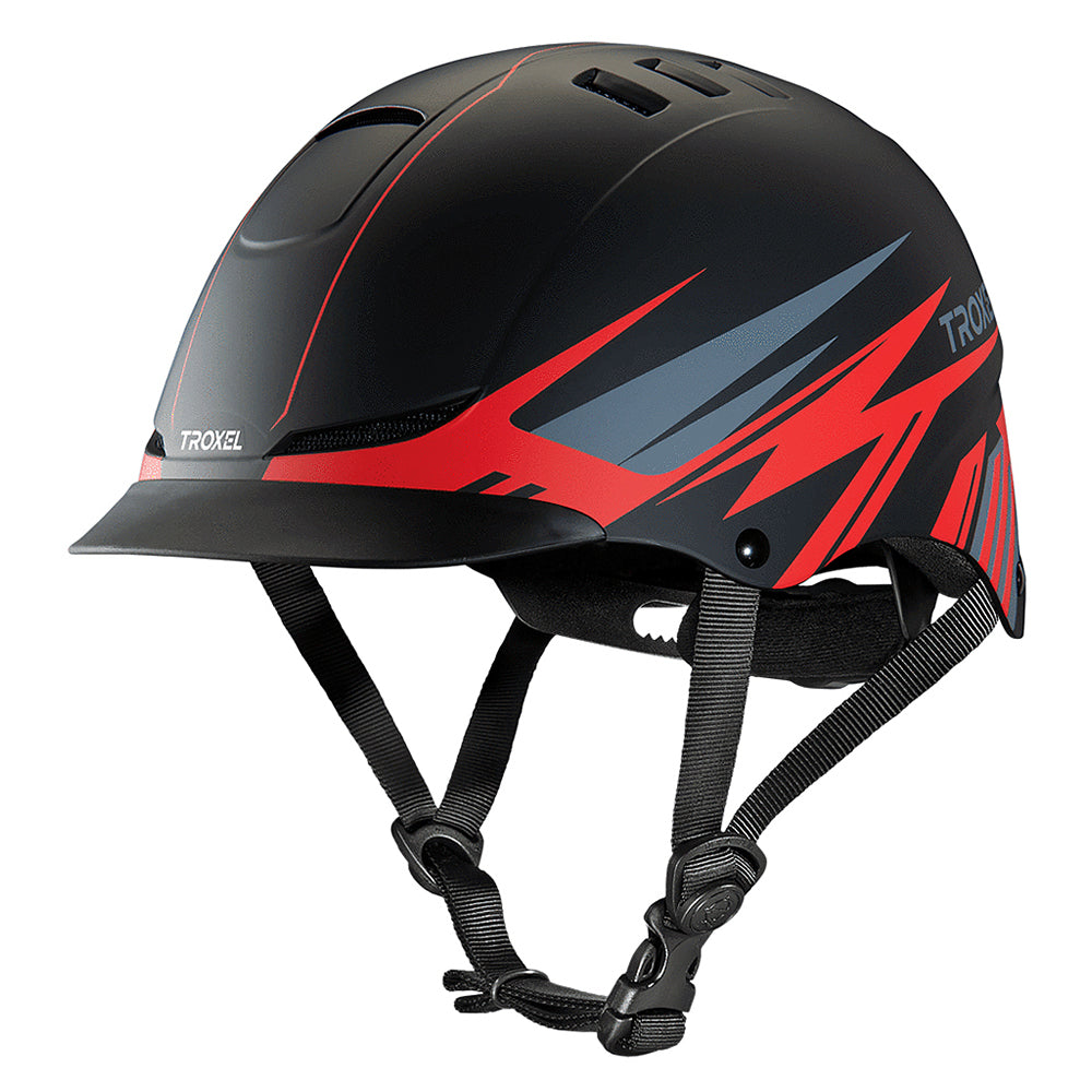 Troxel Western Red Flash Horse Riding Helmet Medium