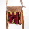 American Darling Cross Body Hand Tooled Saddle Blanket Genuine Leather Western Women Bag Handbag Purse | Crossbody for |Cute