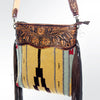 American Darling Cross Body Hand Tooled Saddle Blanket Genuine Leather Western Women Bag Handbag Purse | Crossbody for |Cute
